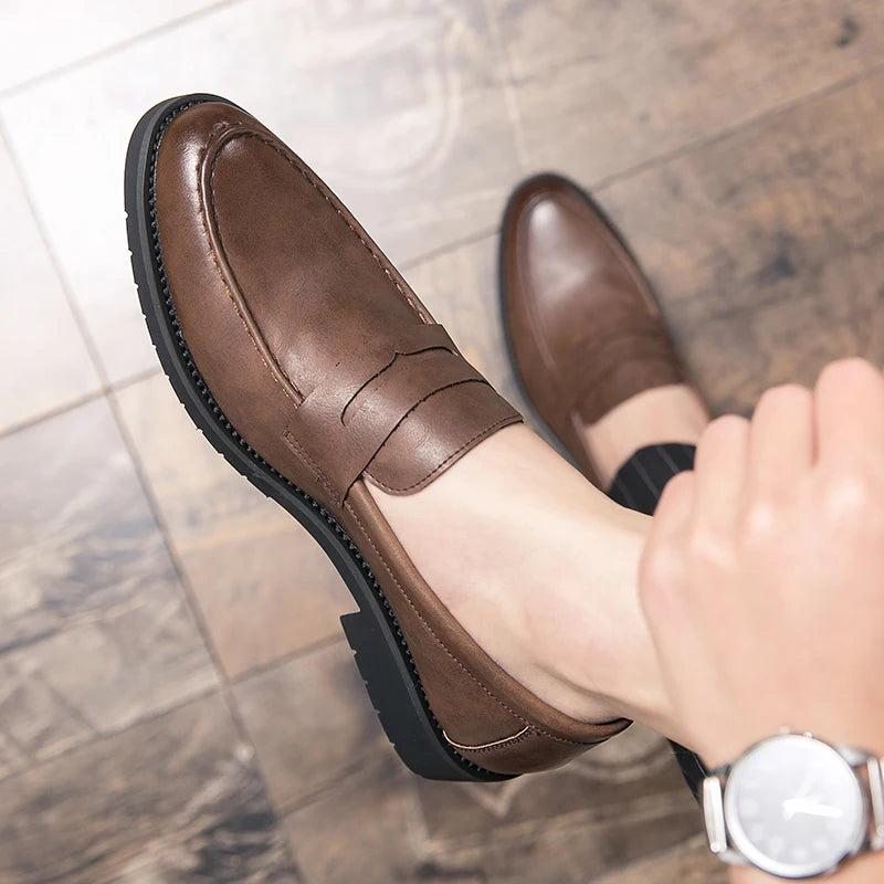 Mocassins en Cuir Souple – Homme | Respirant & Style Britannique Casual + Livraison Gratuite