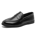 Mocassins en Cuir Homme – Semelle Épaisse Élégante | Confort & Style Formel + Livraison Gratuite