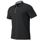Men's Athletic Short Sleeve Polo Shirt Lightweight Quick Dry Sport Workout Shirt Summer Casual Thin Outdoor Shirts US/ EU Size