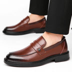 Mocassins Luxe Britanniques – Cuir Homme | Plateforme & Style Casual Premium + Livraison Gratuite