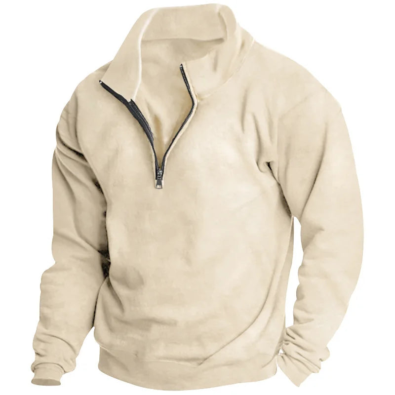 Winter Fleece Sweatshirt — Elegant, Warm, Comfortable.
