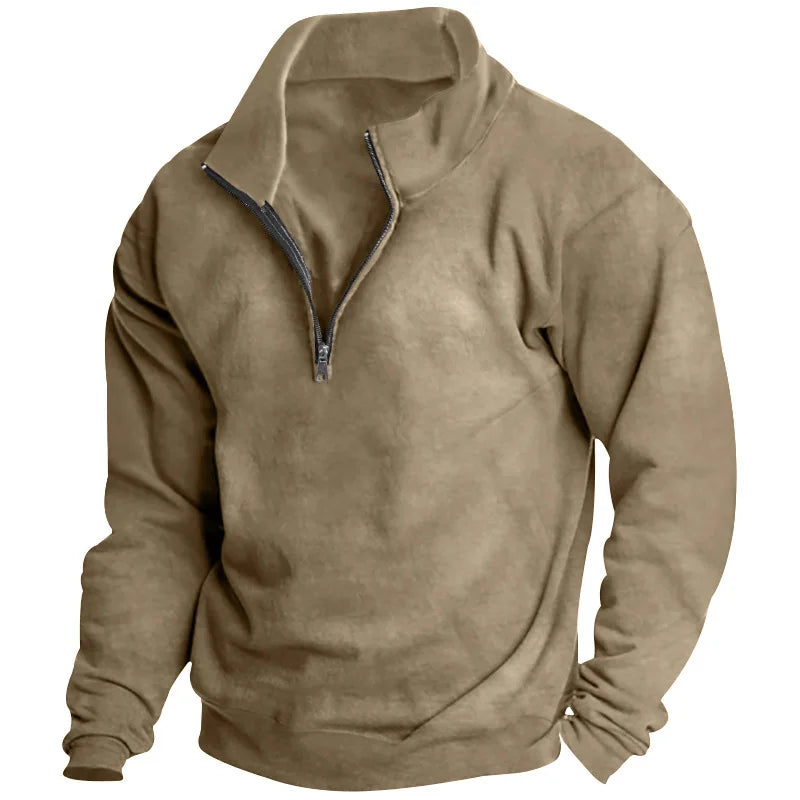 Winter Fleece Sweatshirt — Elegant, Warm, Comfortable.