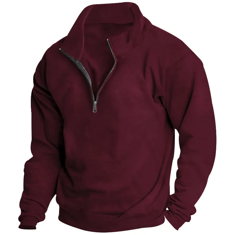 Winter Fleece Sweatshirt — Elegant, Warm, Comfortable.