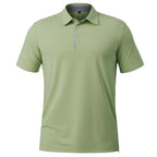 Men's Athletic Short Sleeve Polo Shirt Lightweight Quick Dry Sport Workout Shirt Summer Casual Thin Outdoor Shirts US/ EU Size