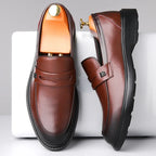 Mocassins Luxe Britanniques – Cuir Homme | Plateforme & Style Casual Premium + Livraison Gratuite