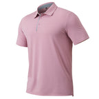 Men's Athletic Short Sleeve Polo Shirt Lightweight Quick Dry Sport Workout Shirt Summer Casual Thin Outdoor Shirts US/ EU Size