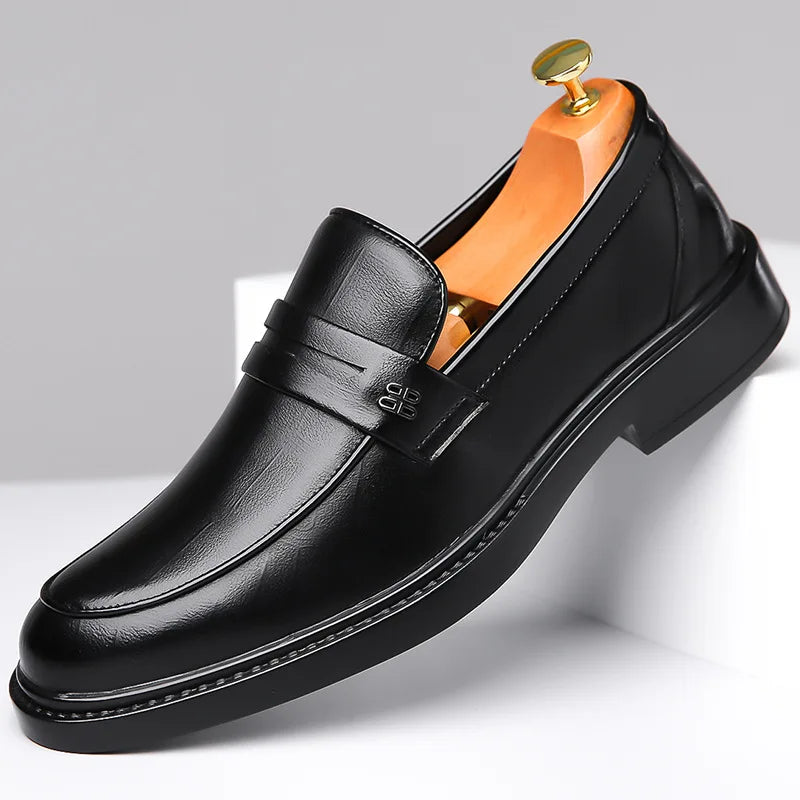 Mocassins Luxe Britanniques – Cuir Homme | Plateforme & Style Casual Premium + Livraison Gratuite